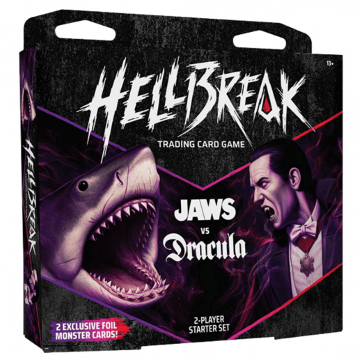 Hellbreak TCG: Dawn of Terror - 2-Player Starter Set: Jaws vs Dracula i gruppen SELSKABSSPIL / Kortspil hos Spelexperten (SPMHBR6145)