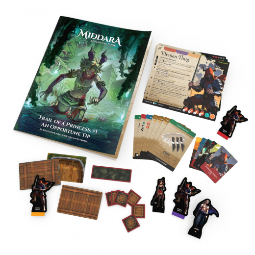 Middara: Trail of a Princess: An Opportune Tip - Micro Adventure (Exp.) i gruppen SELSKABSSPIL / Udvidelser hos Spelexperten (SPU009)
