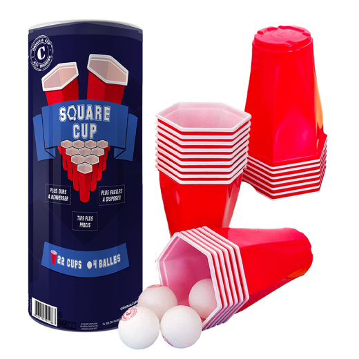 Beer Pong Square Cups i gruppen SELSKABSSPIL / Partyspil hos Spelexperten (SQUARECUP)