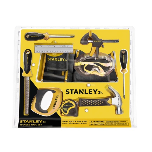 Stanley Jr DIY - Værktøjssæt 10 Delar i gruppen  hos Spelexperten (ST006-10)