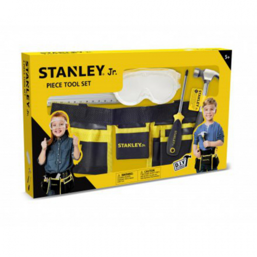 Stanley Jr DIY - 5 Stykke Værktøjssæt i gruppen LEGETØJ / Skab & mal hos Spelexperten (ST036-05-SY)