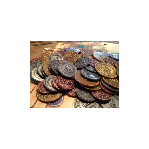 Viticulture Metal Lira Coins i gruppen SELSKABSSPIL / Tilbehør hos Spelexperten (STM304)