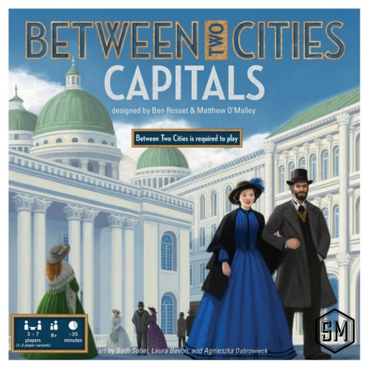 Between Two Cities: Capitals (Exp.) i gruppen SELSKABSSPIL / Udvidelser hos Spelexperten (STM505)