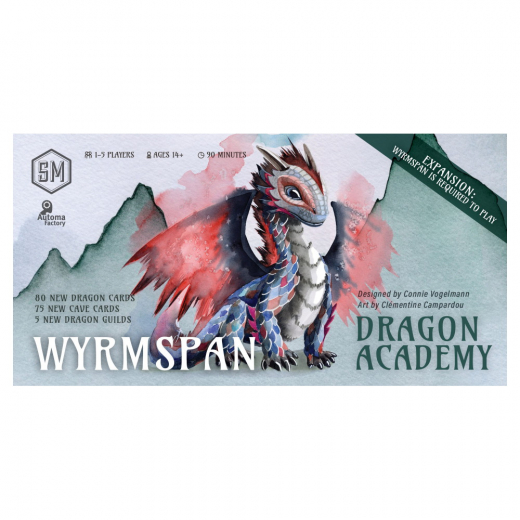 Wyrmspan: Dragon Academy (Exp.) i gruppen SELSKABSSPIL / Udvidelser hos Spelexperten (STM854)
