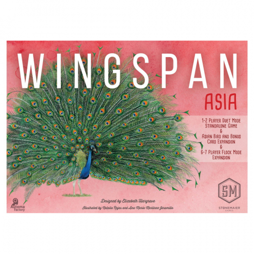 Wingspan: Asia (Eng) i gruppen SELSKABSSPIL / Strategispil hos Spelexperten (STM906)