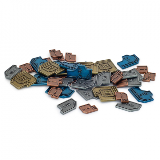 Vantage: Metal Coins (Exp.) i gruppen SELSKABSSPIL / Tilbehør / Andet hos Spelexperten (STM951)
