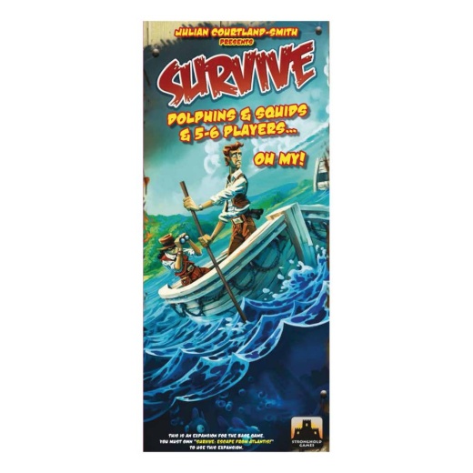 Survive: Dolphins & Squids & 5-6 Players...Oh My! (Exp). i gruppen SELSKABSSPIL / Udvidelser hos Spelexperten (STR3005)