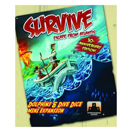 Survive: Escape from Atlantis! Dolphins & Dive Dice (Exp.) i gruppen SELSKABSSPIL / Udvidelser hos Spelexperten (STR9003A)