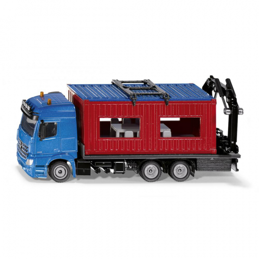 Siku 1:50 - 3556 Lastbil med byggecontainer i gruppen Siku 1:50 hos Spelexperten (Siku0113556)