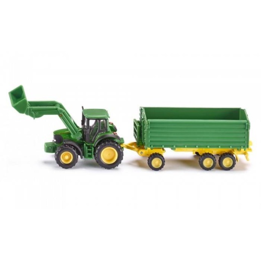 Siku 1:87 - 1843 John Deere med trailer i gruppen Siku 1:87 hos Spelexperten (Siku111843)