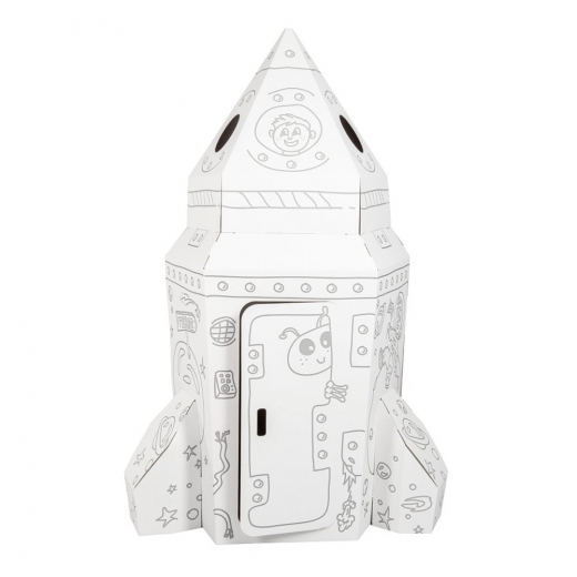 Cardboard building - Spacecraft i gruppen LEGETØJ / Rollespil / Cardboard buildings hos Spelexperten (T-0008)