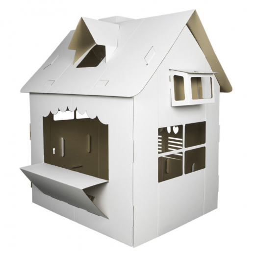 Cardboard building - Flower kiosk i gruppen LEGETØJ / Rollespil / Cardboard buildings hos Spelexperten (T-0050)