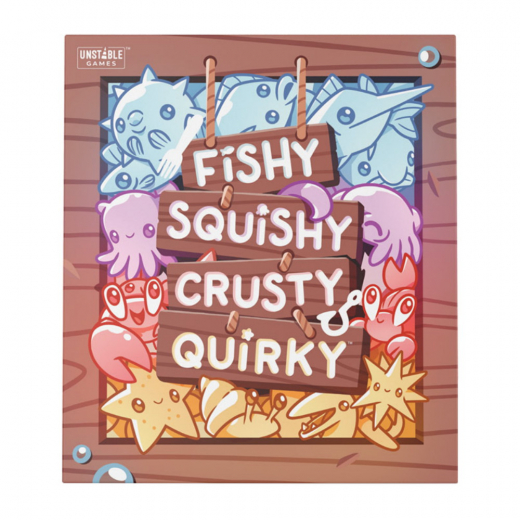 Fishy, Squishy, Crusty & Quirky i gruppen SELSKABSSPIL / Kortspil hos Spelexperten (TEE8434)