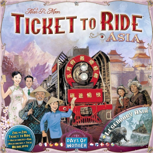 Ticket To Ride: Asia (Exp.) i gruppen SELSKABSSPIL / Udvidelser hos Spelexperten (TTAS001)