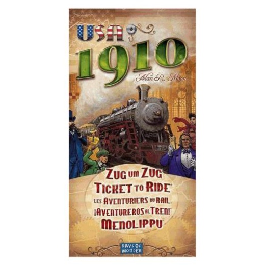 Ticket to Ride: USA 1910 (Exp.) i gruppen SELSKABSSPIL / Udvidelser hos Spelexperten (TTR1910001)