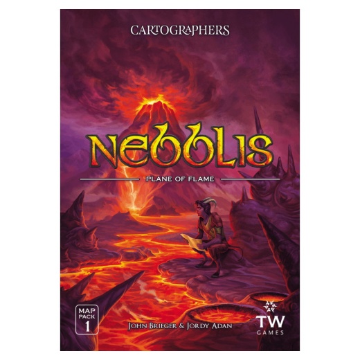 Cartographers: Nebblis - Plane of Flame (Exp.) i gruppen SELSKABSSPIL hos Spelexperten (TWK4062)