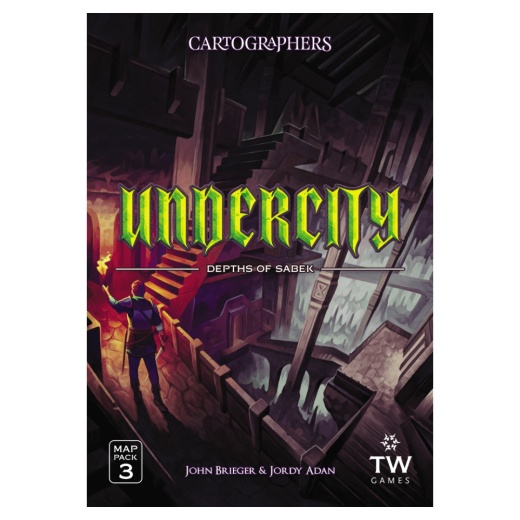 Cartographers: Undercity - Depths of Sabek (Exp.) i gruppen SELSKABSSPIL hos Spelexperten (TWK4064)