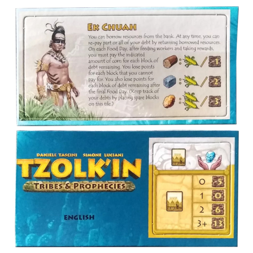 Tzolk'in: Tribes & Prophecies: Ek Chuah (Exp.) i gruppen SELSKABSSPIL / Udvidelser hos Spelexperten (TZ2-BONUS-EN1)