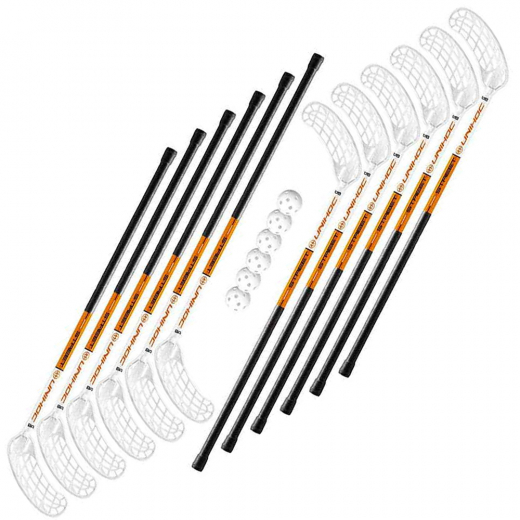 Floorball kit Unihoc Street 12 clubs & 6 Balls - 75 cm i gruppen UDENDØRSSPIL / Floorball / Floorball sticks / Set hos Spelexperten (U-11770)