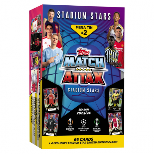 Match Attax TCG Stadium Stars 23/24 Mega Tin #2 i gruppen SELSKABSSPIL / Kortspil hos Spelexperten (UCLMA23-2306-2)