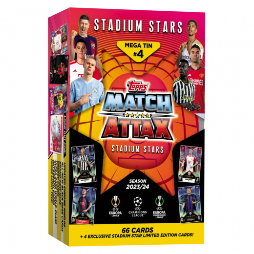 Match Attax TCG Stadium Stars 23/24 Mega Tin #4 i gruppen SELSKABSSPIL / Kortspil hos Spelexperten (UCLMA23-2306-4)