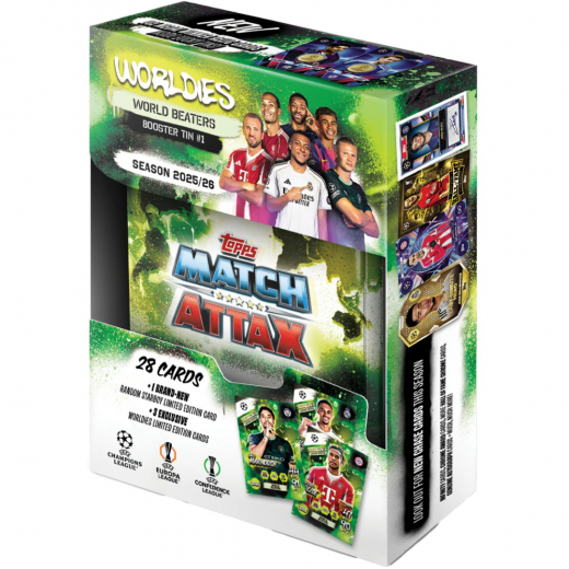 Topps Match Attax Champions League Booster Tin #1 2025/26 i gruppen SELSKABSSPIL / Samlekort hos Spelexperten (UCLMA25-04-1)