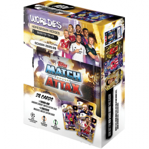 Topps Match Attax Champions League Booster Tin #3 2025/26 i gruppen SELSKABSSPIL / Samlekort hos Spelexperten (UCLMA25-04-3)