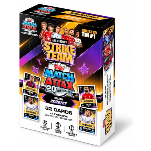 Topps Champions League Cards 2026/27 Mega Tin 1 i gruppen LEGETØJ / Collectibles hos Spelexperten (UCLMA26-051)