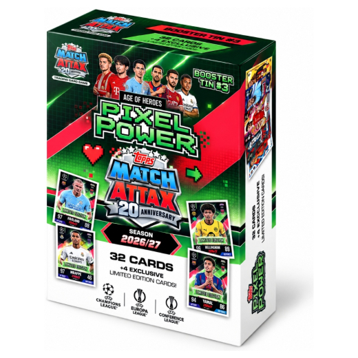 Topps Champions League Cards 2026/27 Mega Tin 3 i gruppen LEGETØJ / Collectibles hos Spelexperten (UCLMA26-053)