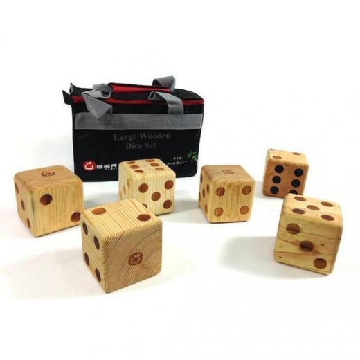 Uber Wooden Dice Gigant i gruppen SELSKABSSPIL hos Spelexperten (UG520)