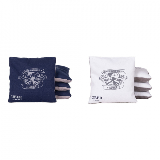 WCL Cornhole Bean Bags Navy & White i gruppen UDENDØRSSPIL / Øvrige hos Spelexperten (UG594-R)