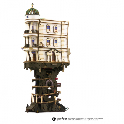 Ugears Kuglebane Gringotts Bank Harry Potter i gruppen PUSLESPIL / Modelbygning / Ugears hos Spelexperten (UG70276-HP)
