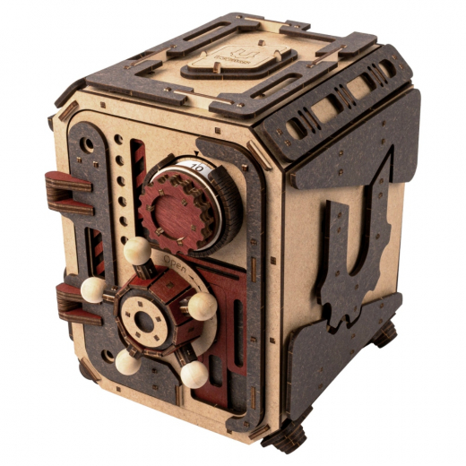 Ugears Safe Too Pengeskab Medium  i gruppen PUSLESPIL / Modelbygning / Ugears hos Spelexperten (UG70281)