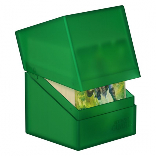Ultimate Guard Boulder Deck Case 100+ Standard Size Emerald i gruppen SELSKABSSPIL / Tilbehør / Opbevaring hos Spelexperten (UGD010694)