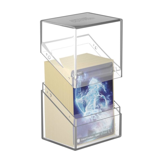 Ultimate Guard Boulder Deck Case 80+ Standard Size Clear i gruppen SELSKABSSPIL / Tilbehør / Opbevaring hos Spelexperten (UGD010893)