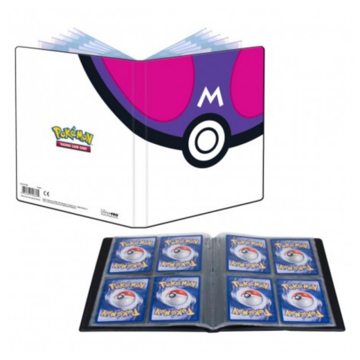 Pokémon TCG: Master Ball 4-Pocket Portfolio i gruppen SELSKABSSPIL / Tilbehør / Opbevaring hos Spelexperten (ULT15669)