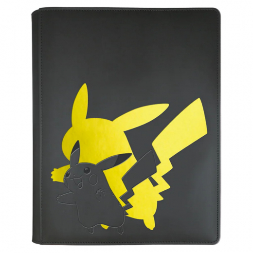 Pokémon TCG: 9-Pocket Zippered Pro Binder - Pikachu, Elite Series i gruppen SELSKABSSPIL / Tilbehør / Opbevaring hos Spelexperten (ULT15772)