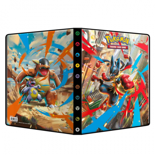 Pokémon TCG: 9-Pocket Portfolio - Mega Evolution i gruppen SELSKABSSPIL / Tilbehør / Opbevaring hos Spelexperten (ULT16086)