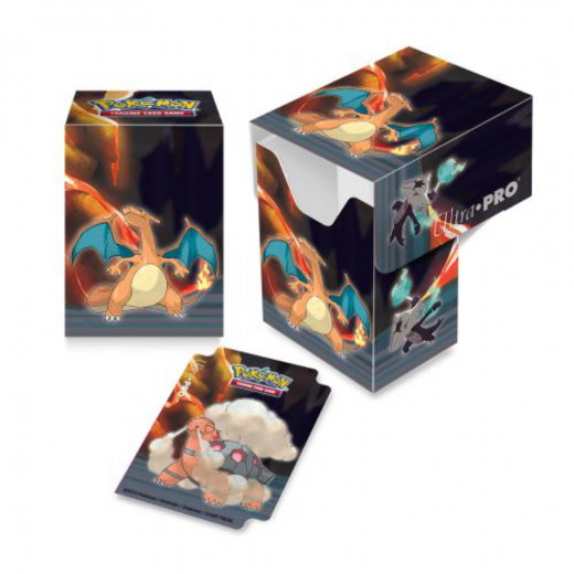 Pokémon TCG: Scorching Summit Full View Deck Box i gruppen SELSKABSSPIL / Tilbehør / Opbevaring hos Spelexperten (ULT16132)