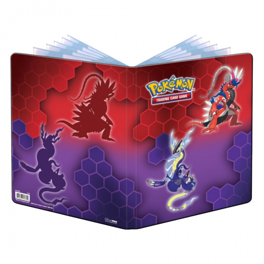 Pokémon TCG: Koraidon & Miraidon 9-Pocket Portfolio i gruppen SELSKABSSPIL / Tilbehør / Opbevaring hos Spelexperten (ULT16184)