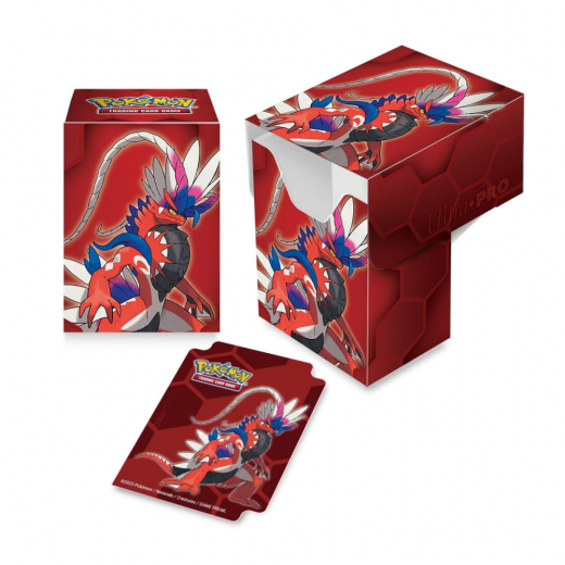 Pokémon TCG: Koraidon Full View Deck Box i gruppen SELSKABSSPIL / Tilbehør / Opbevaring hos Spelexperten (ULT16187)