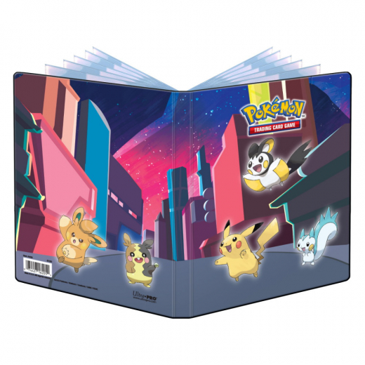 Pokémon TCG: 4-Pocket Portfolio Shimmering Skyline i gruppen SELSKABSSPIL / Tilbehør / Opbevaring hos Spelexperten (ULT16205)
