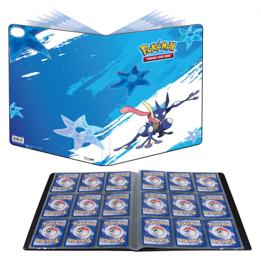 Pokémon TCG: 9-Pocket Portfolio - Greninja i gruppen SELSKABSSPIL / Tilbehør / Opbevaring hos Spelexperten (ULT16301)