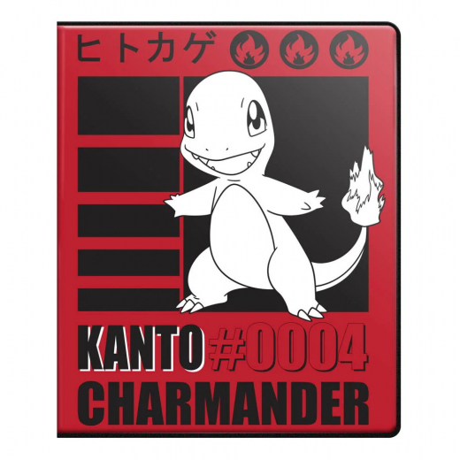 Pokémon TCG: 9-Pocket Portfolio - Charmander i gruppen SELSKABSSPIL / Tilbehør / Opbevaring hos Spelexperten (ULT16596)