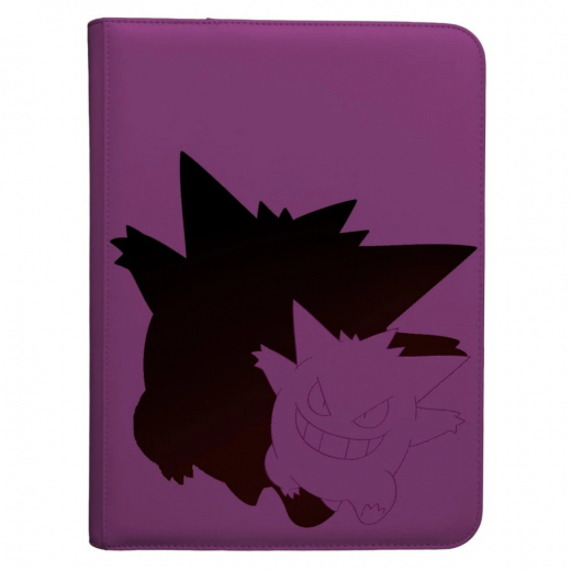 Pokémon TCG: 9-Pocket Zippered Pro Binder - Gengar, Elite Series i gruppen SELSKABSSPIL / Tilbehør / Opbevaring hos Spelexperten (ULT16607)