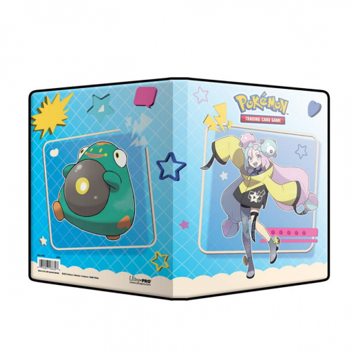 Pokémon TCG: 4-Pocket Portfolio Iono and Bellibolt i gruppen SELSKABSSPIL / Tilbehør / Opbevaring hos Spelexperten (ULT16632)