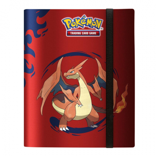 Pokémon TCG: 9-Pocket Pro Binder - Mega Charizard X & Mega Charizard Y i gruppen SELSKABSSPIL / Tilbehør / Opbevaring hos Spelexperten (ULT16733)