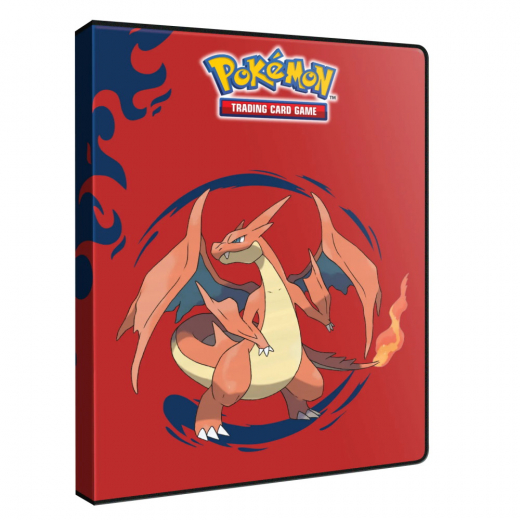 Pokémon TCG: 9-Pocket Portfolio - Mega Charizard X & Mega Charizard Y i gruppen SELSKABSSPIL / Tilbehør / Opbevaring hos Spelexperten (ULT16735)