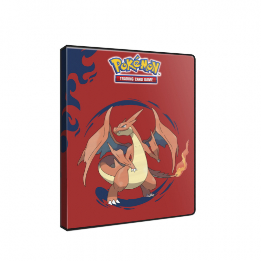 Pokémon TCG: 4-Pocket Portfolio - Mega Charizard X & Mega Charizard Y i gruppen SELSKABSSPIL / Tilbehør / Opbevaring hos Spelexperten (ULT16736)