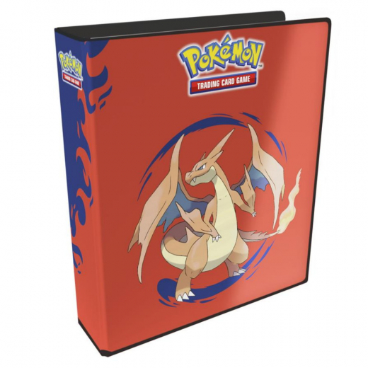Pokémon TCG: 3-Ring Album - Mega Charizard X & Mega Charizard Y i gruppen SELSKABSSPIL / Tilbehør / Opbevaring hos Spelexperten (ULT16737)